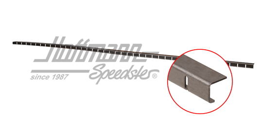 Rail de serrage, ciel de toit, coudé, 800mm | 211 817 216 | 095-0180