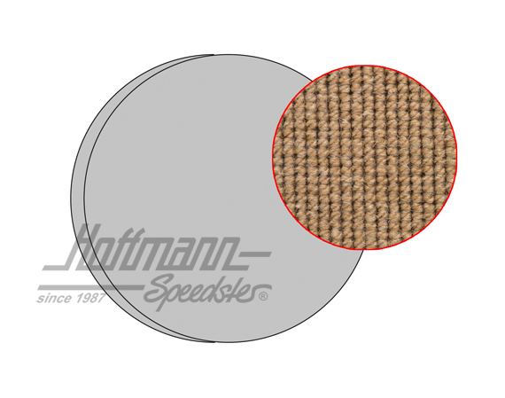 Housse de roue de secours, 53-67, fil de poils, beige |  | 026-5077-05