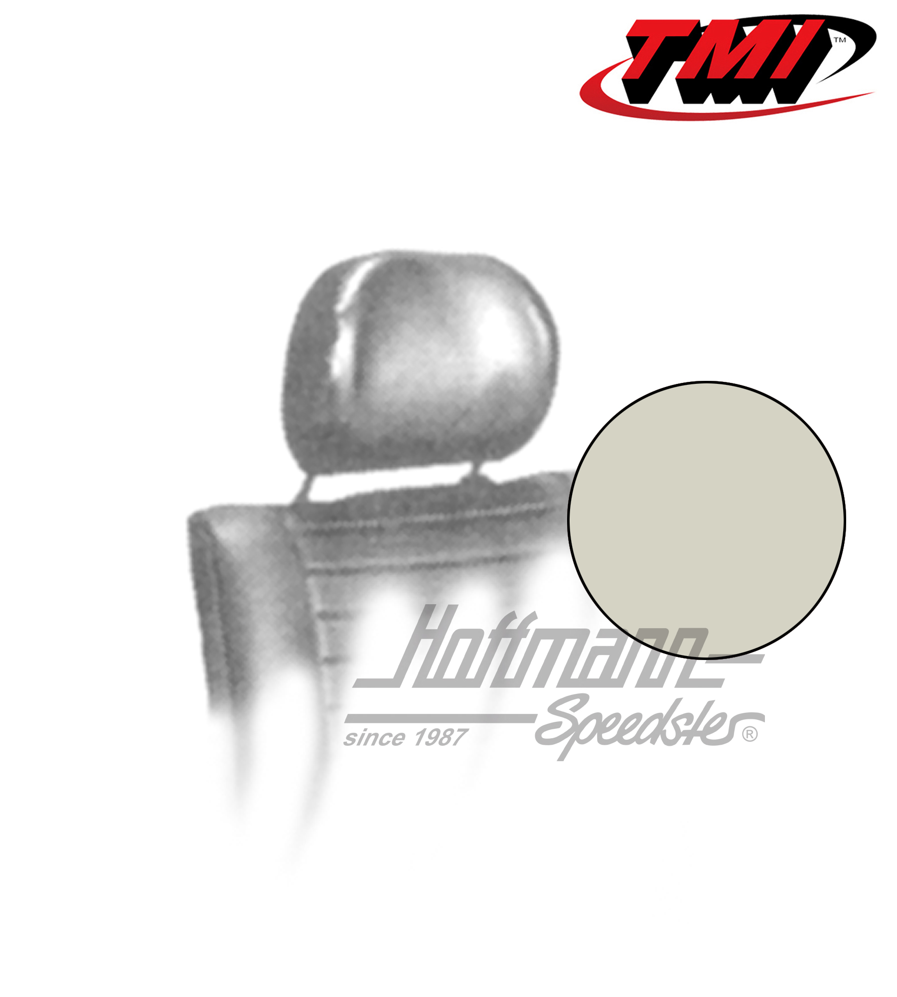 Housses appuie-tête, 8.75-, blanc cassé | 43-1010-15 | 055-7050