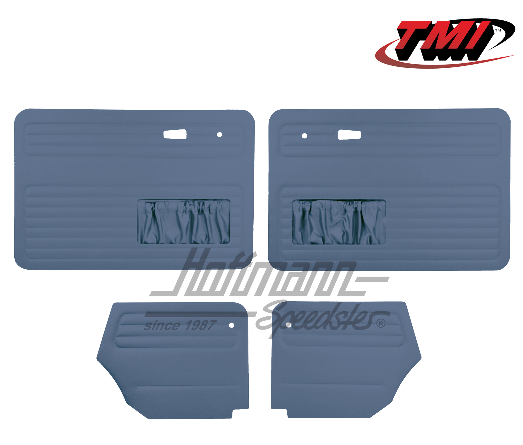 Panneaux de portes, Cox Cabriolet, 66-72, bleus | 10-1329-18 | 055-7578