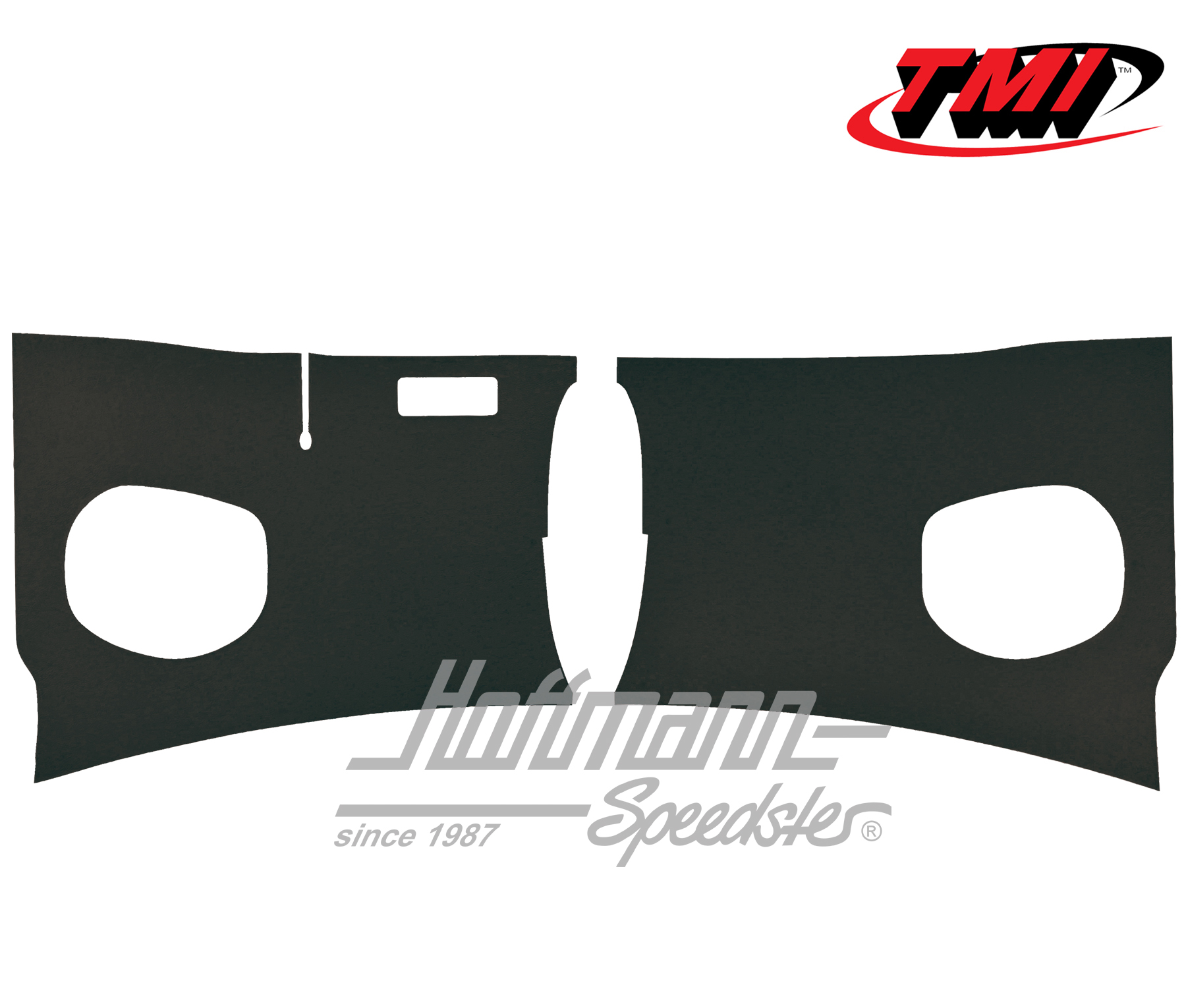 Garnitures de panneau avant, 55-60, noires | 10-2146-11 | 098-0560-01