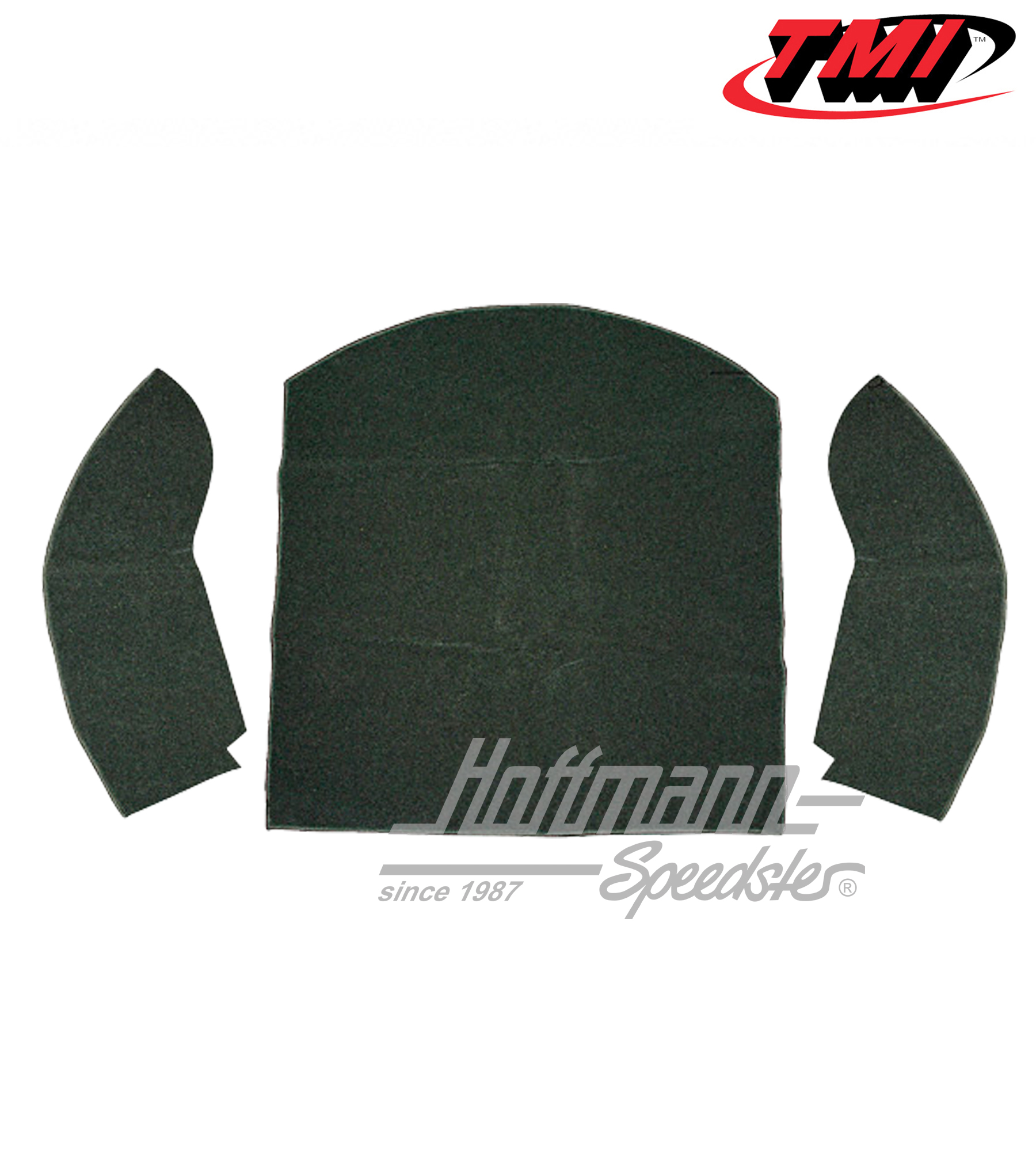 Tapis de coffre arrière, Cabriolet, velour, noir, 8.72- | 34-R1316-801 | 055-7640