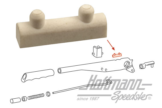 Arrêt, levier de frein à main, 911/912/964                                                          