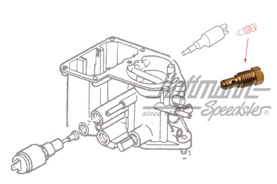 Gicleur de ralenti, G45 | 111 129 415 C | 020-1349-10