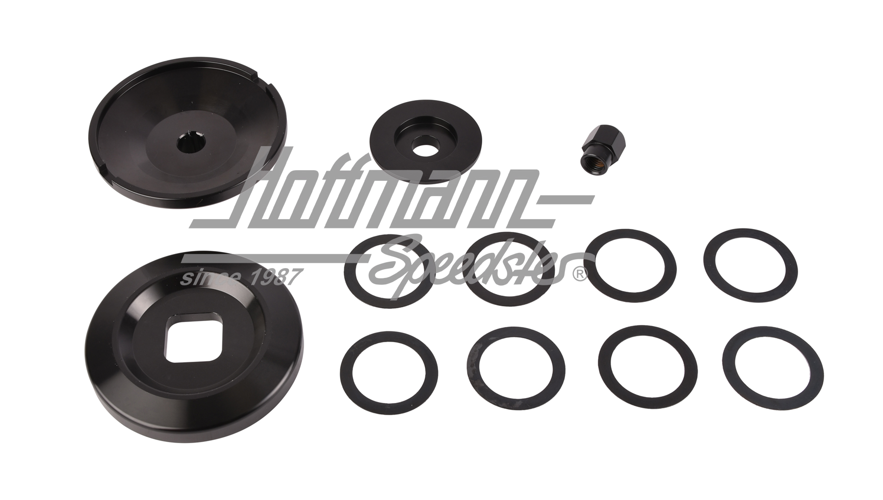 Jeu de poulie de dynamo/alternateur, Kühltek, noir                                                  