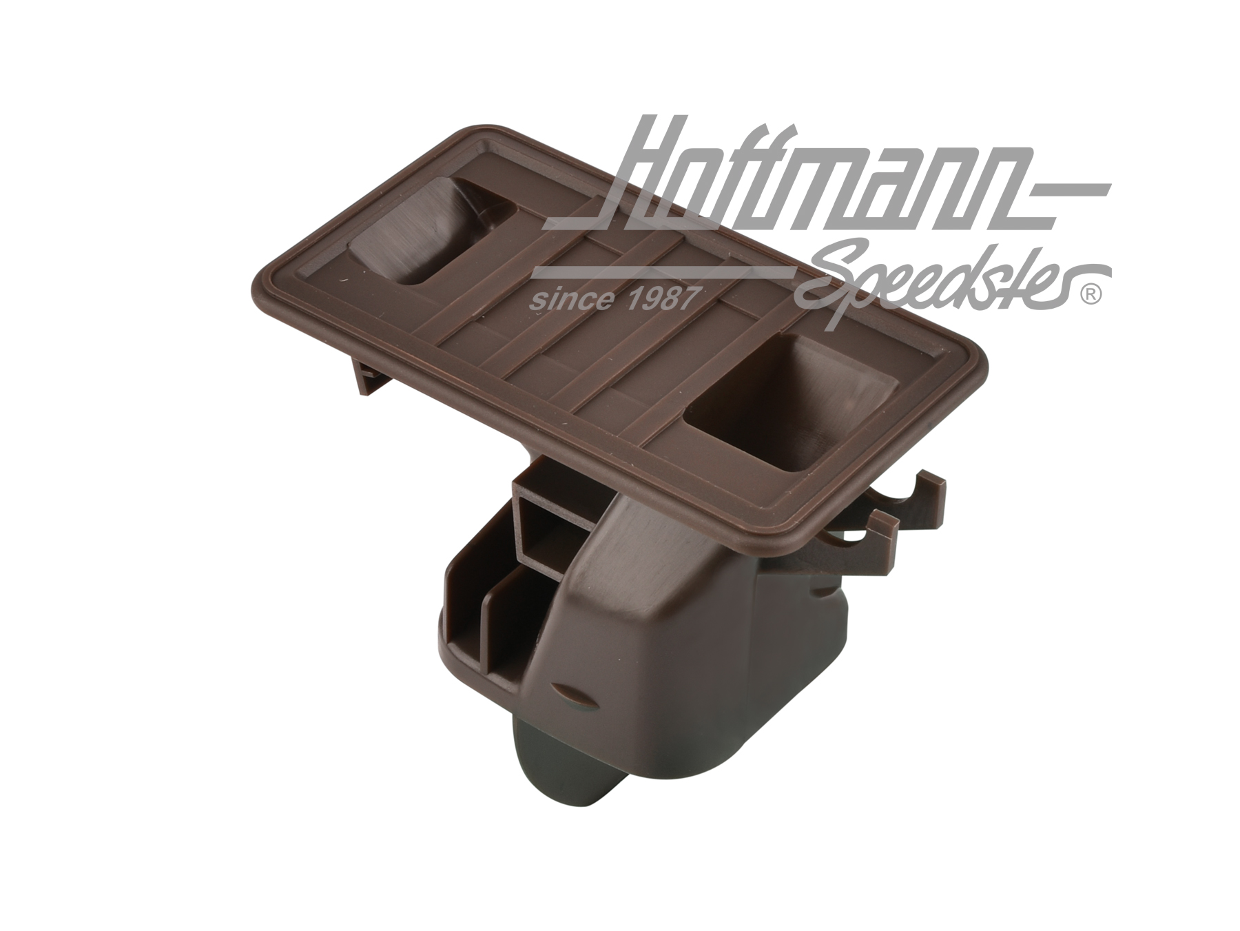 Buse d'air, Bus T3, en haut, droite, marron | 255 819 384  90V | 360-0270-12