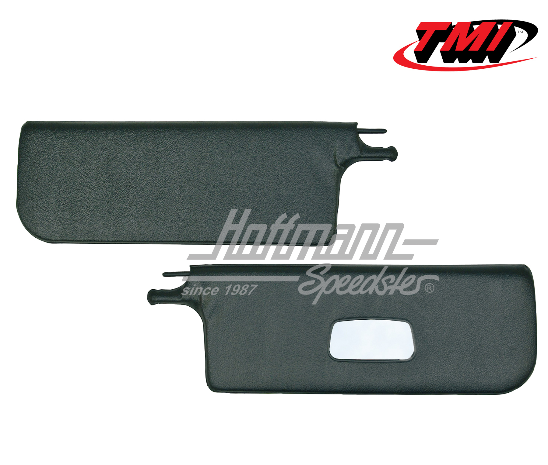 Pare-soleils, noirs, avec miroir, Cabriolet, 8.64-7.72 | 21-1313-211 | 055-7357-10