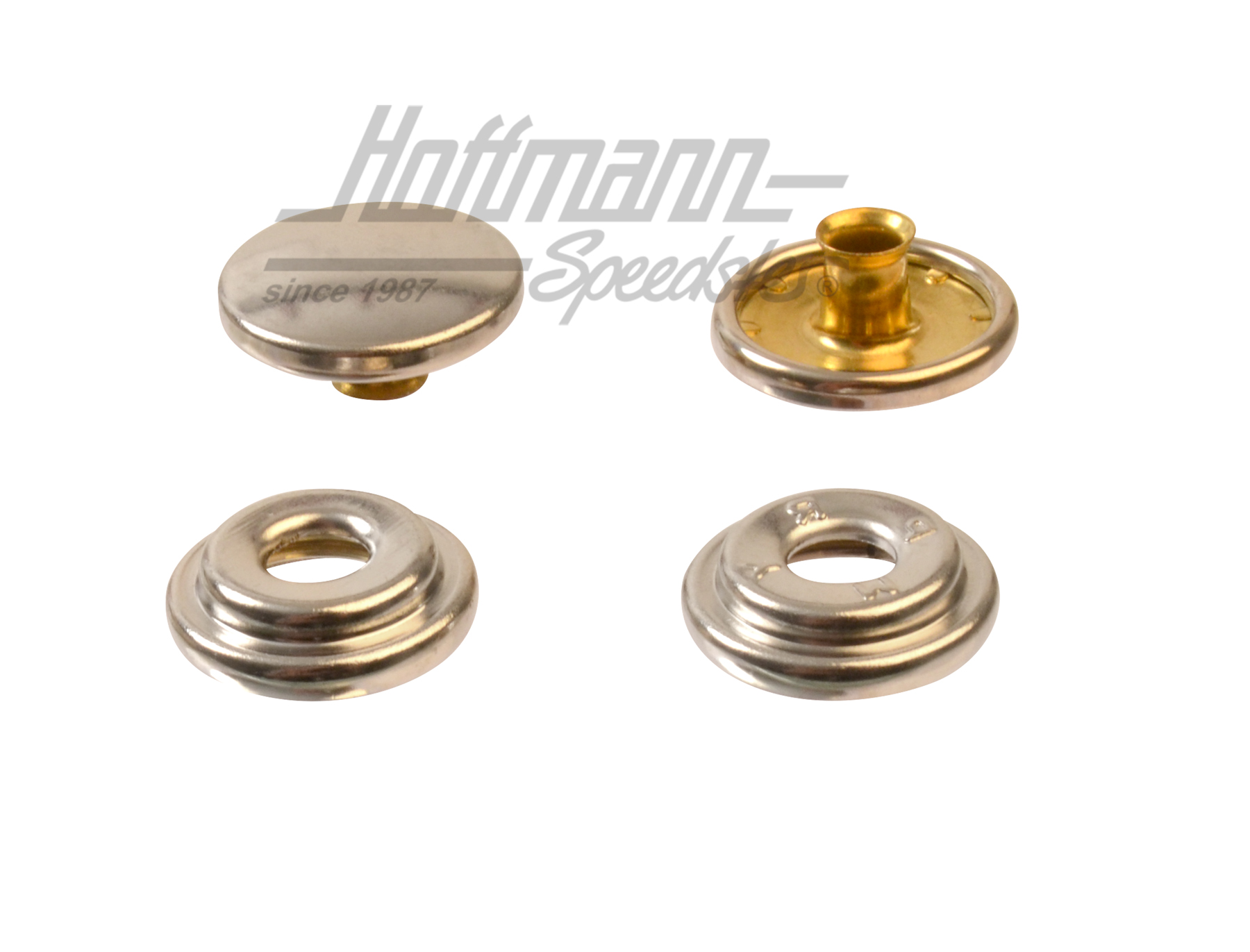 Bouton-pression, housse de capote, .57-                                                             