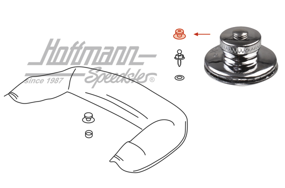 Tenax femelle, 356/911, chromée                                                                     