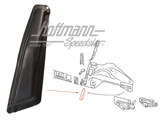 Tôle de renfort, arrière, intérieur, gauche                                                         