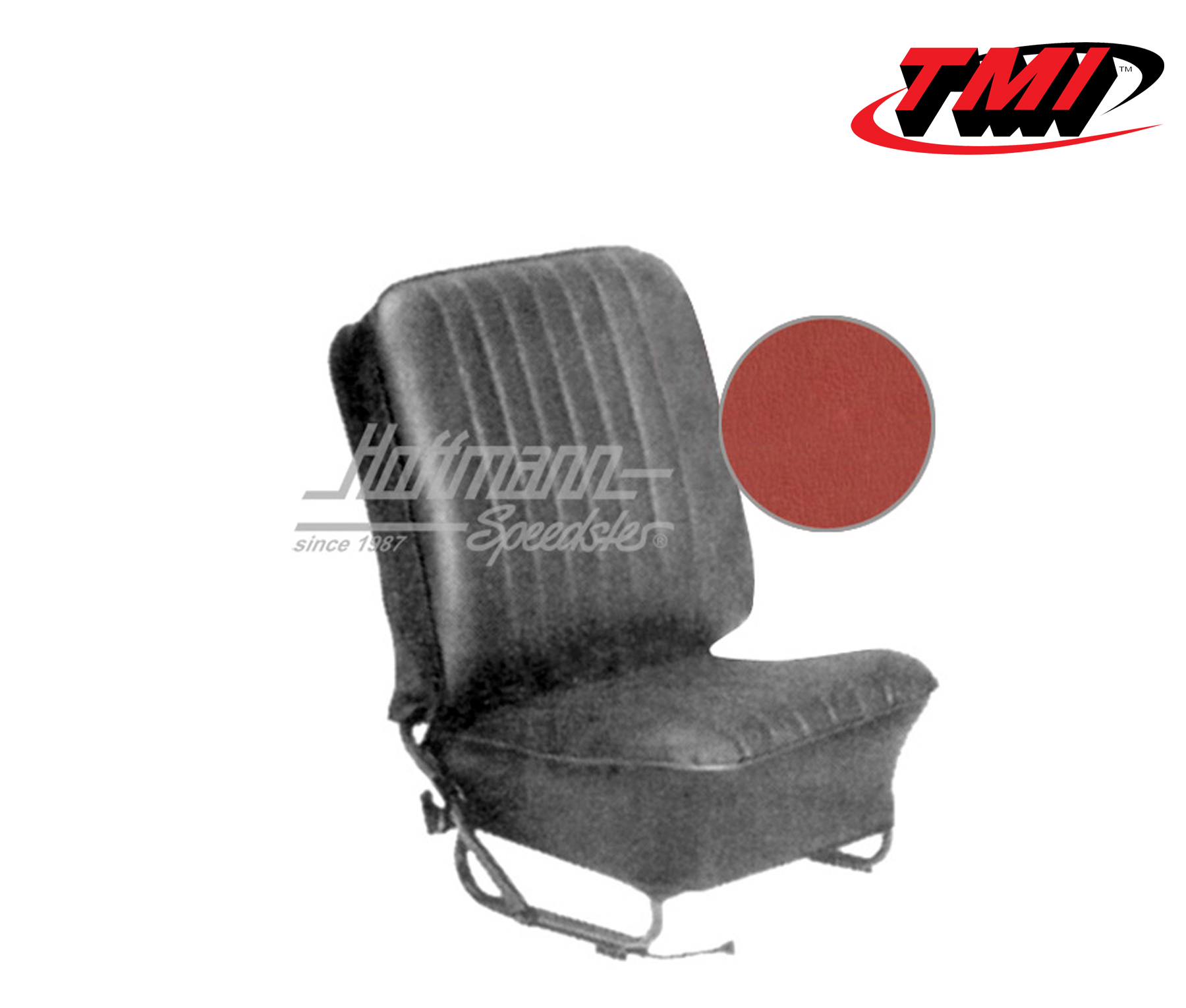 Housses de sièges, Cabr., 8.57-7.64, Classique, rouge brique | 43-1322-23-15W | 055-6617