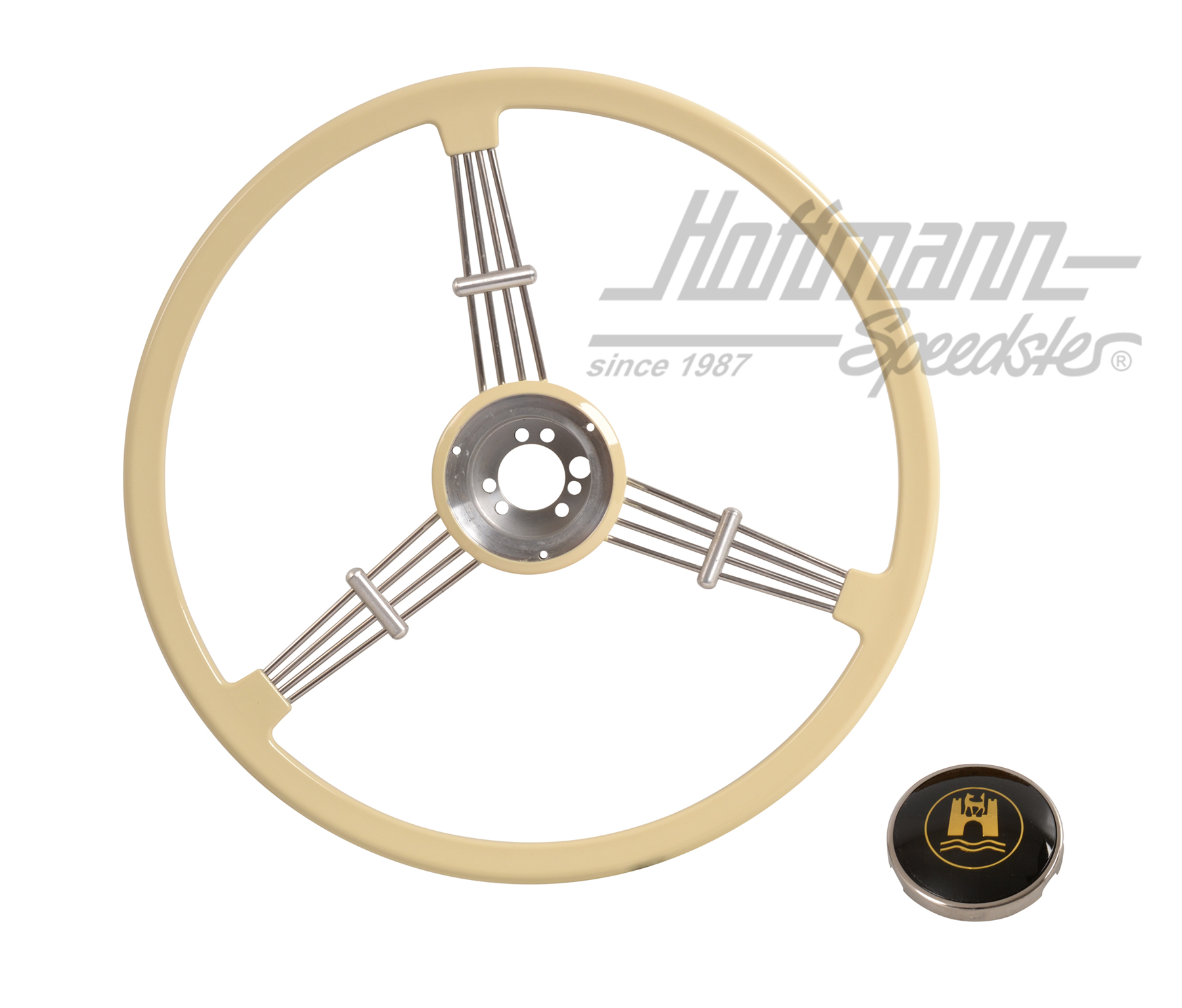 Volant, Banjo, Empi, 390mm, ivoire | 79-4064 | 020-3270-10