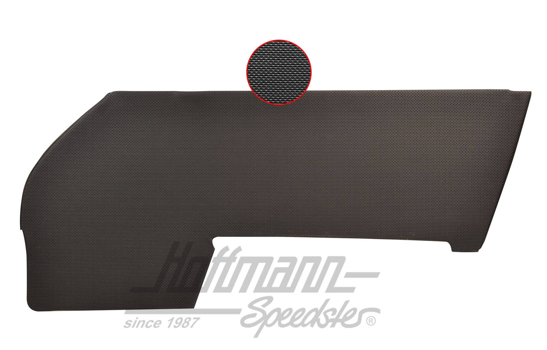 Panneau de porte, 911, 69-73, noir, droite | 901 555 032 00 | 580-0430-02