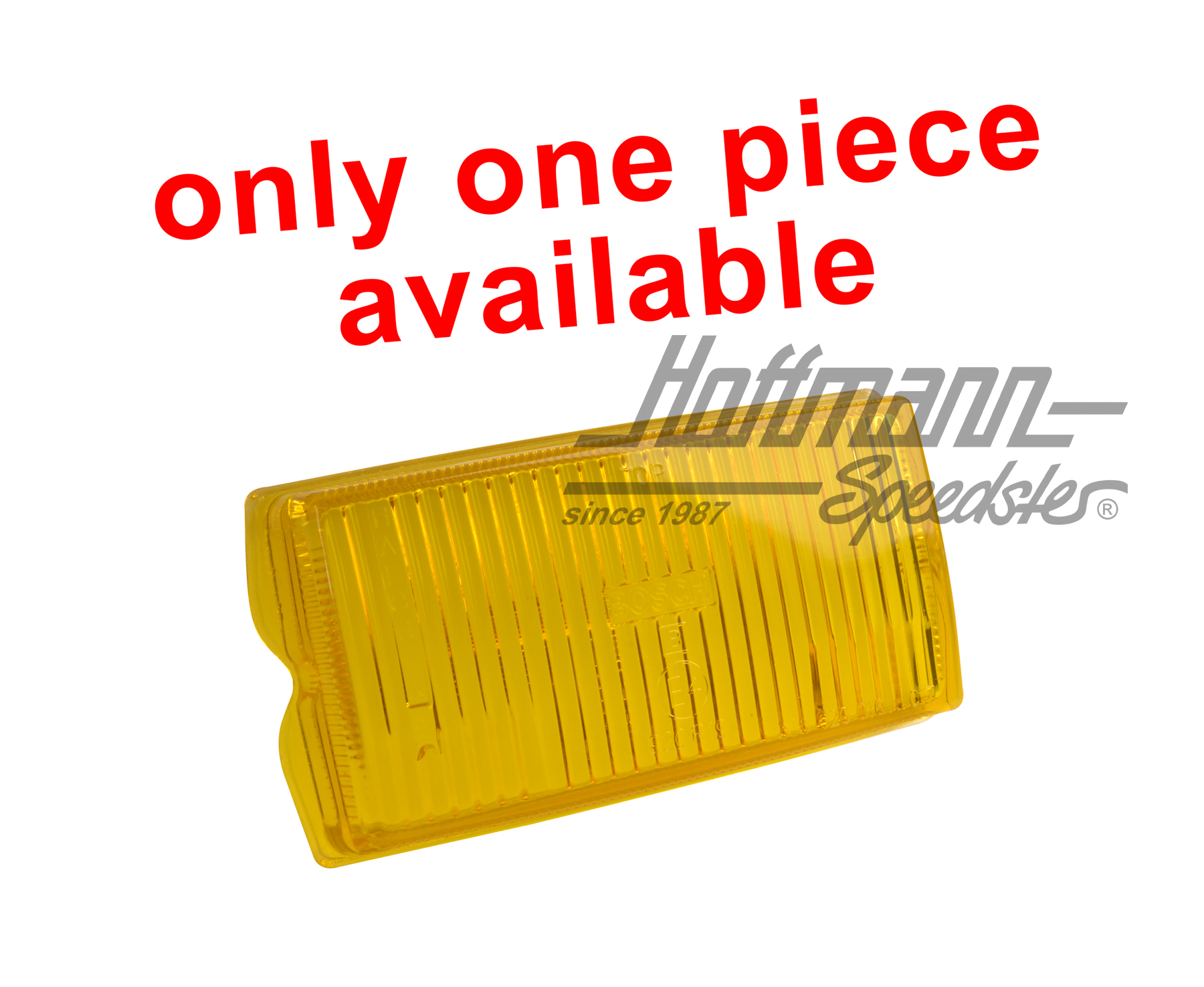 Verre, phare antibrouillard, 74-83, jaune | 914 631 973 00 | 580-1958