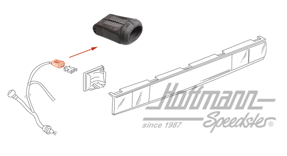 Capuchon protecteur, fiche de bandeau arrière                                                       