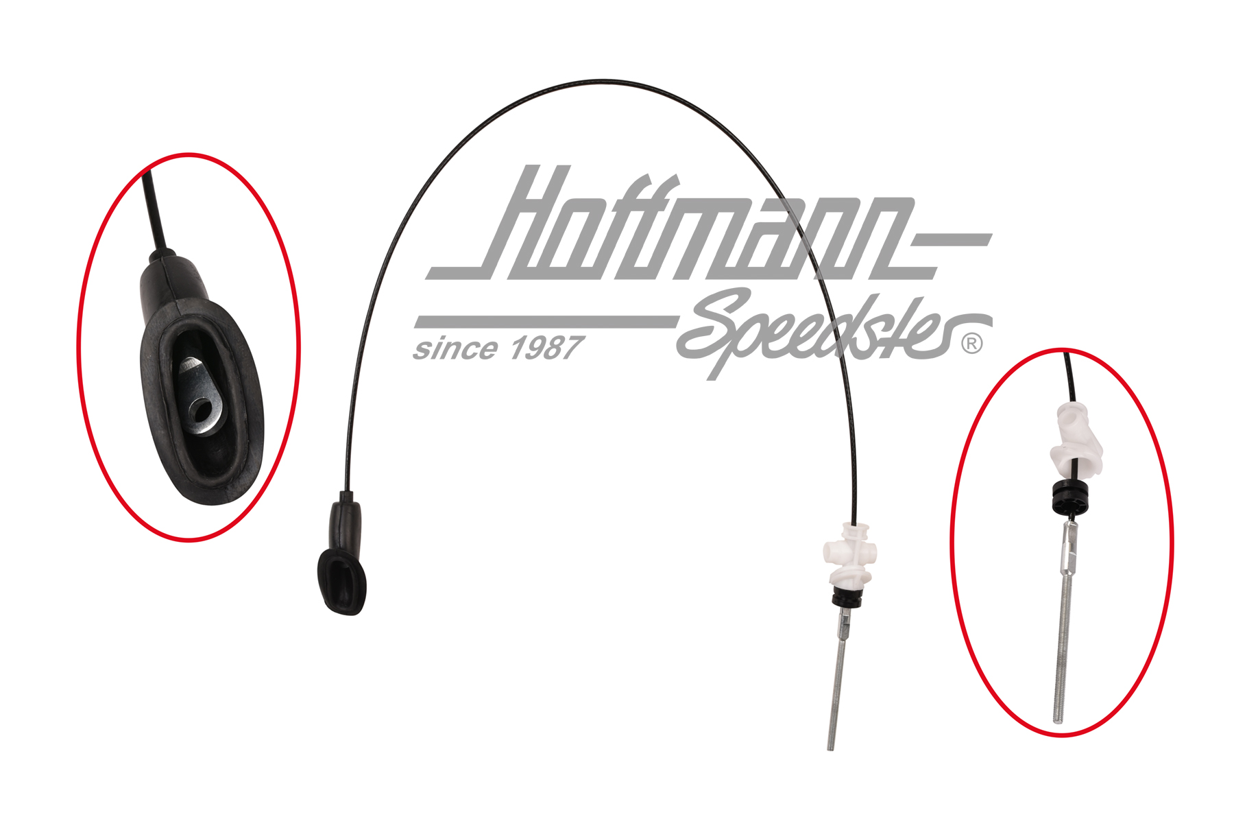 Câble de frein à main, avant, Bus T4, 9.90-4.97 | 701 711 476 | 406-0150-08