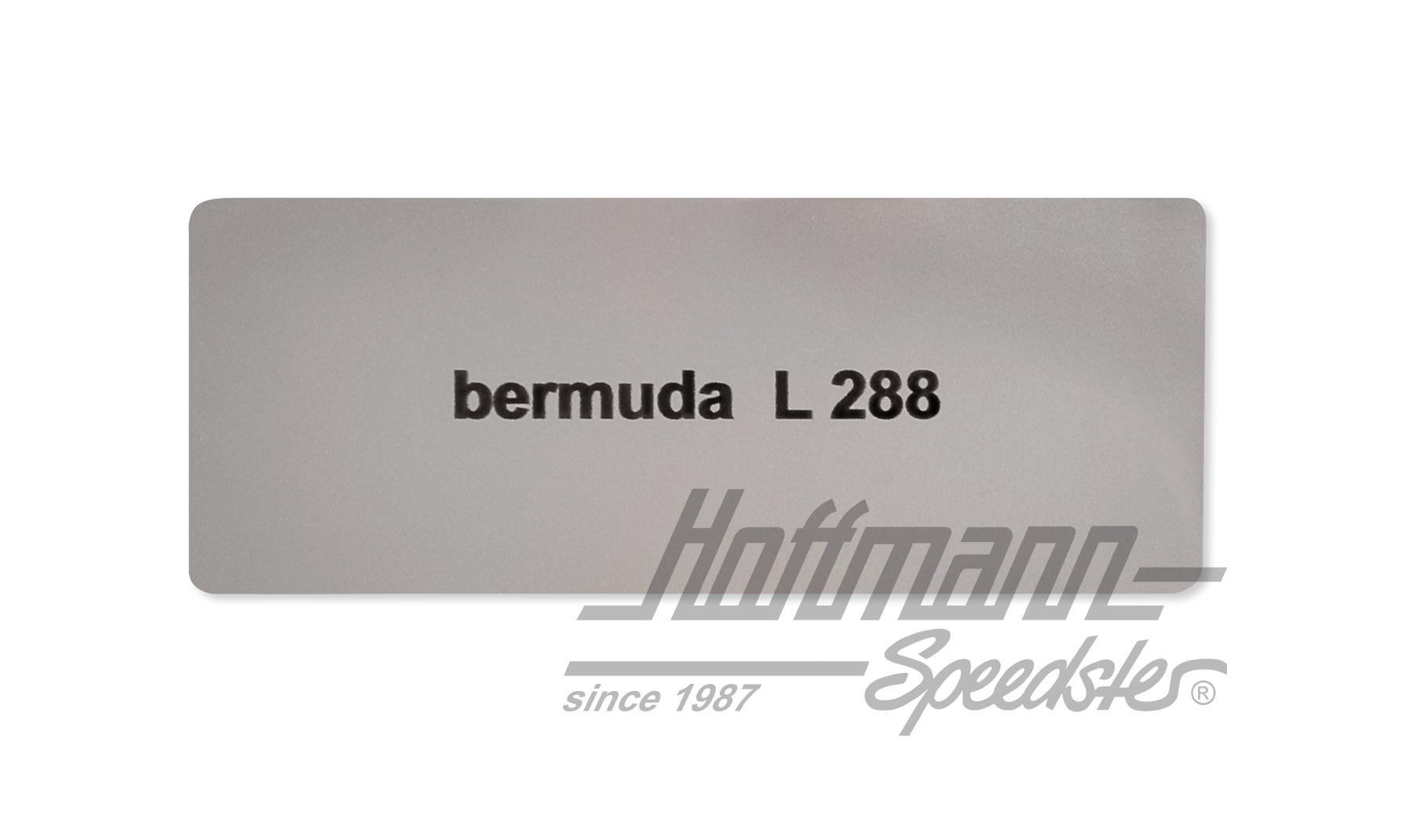 Autocollant, numéro de couleur L288, bermuda | L288 | 021-0180-06