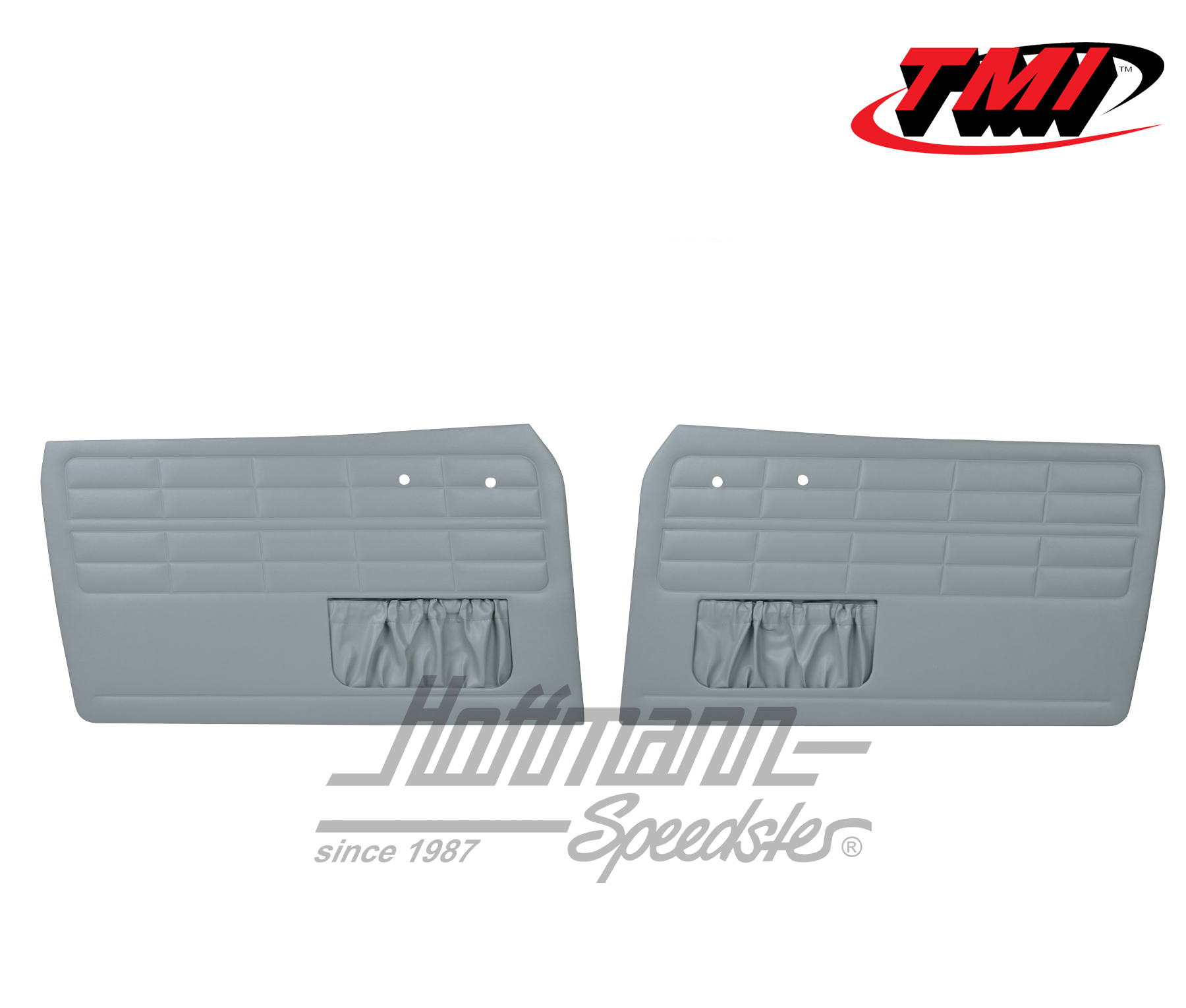 Panneaux intérieurs de portes, Karmann Ghia, -7.63, gris | 10-1504-16 | 066-0020-03