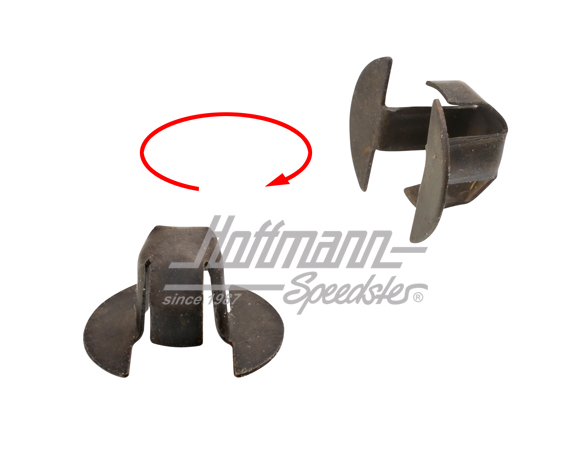 Clip, rail de retenue, lèche vitre
, 8.55-7.59 | 141 837 485 A | 060-0449-15