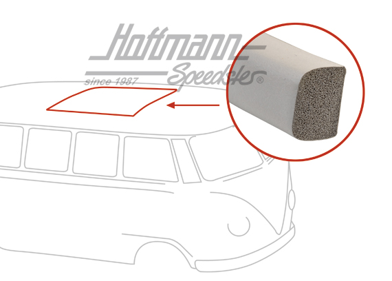Joint, gris, lucarne, WESTFALIA, -7.67 | 231 070 707 | 089-1905