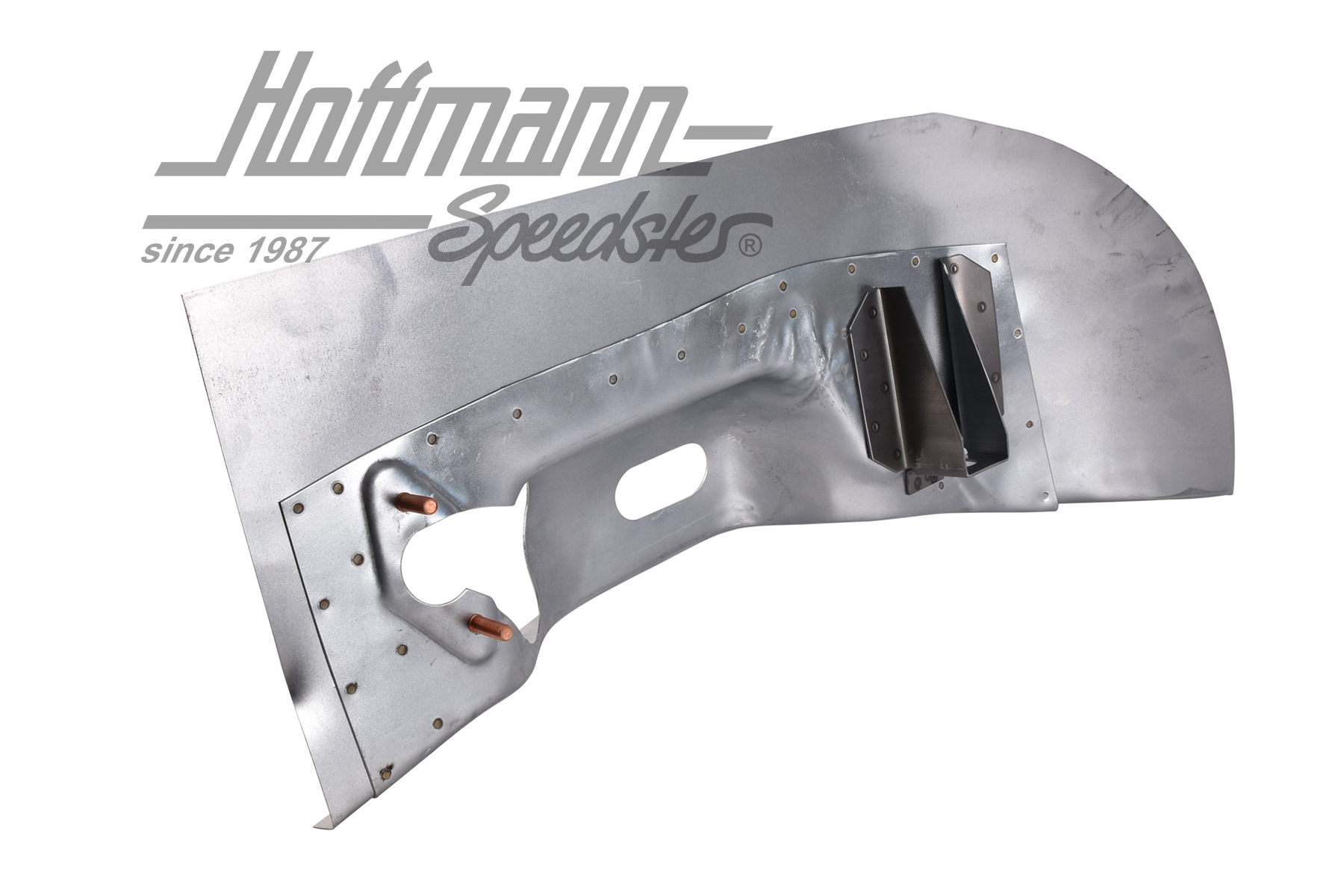 Tôle de passage de roue, avec support de montage, 8.66-, arrière, droite                            