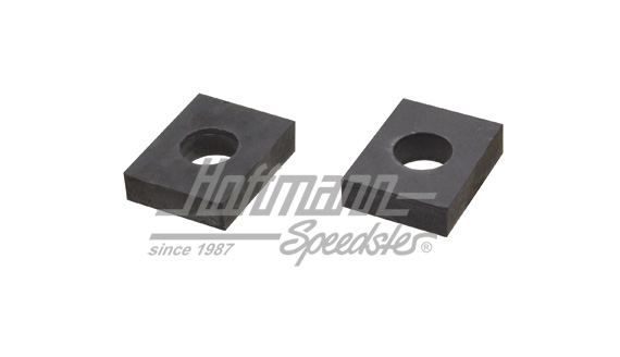 Supports de train avant, caoutchouc, en bas, 10mm | 111 899 115 A | 020-5291-03