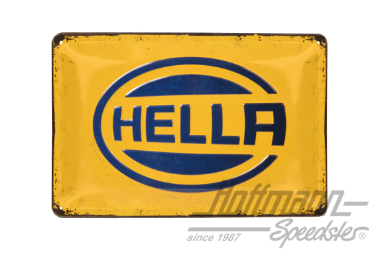Plaque en tôle, Hella |  | 021-0176