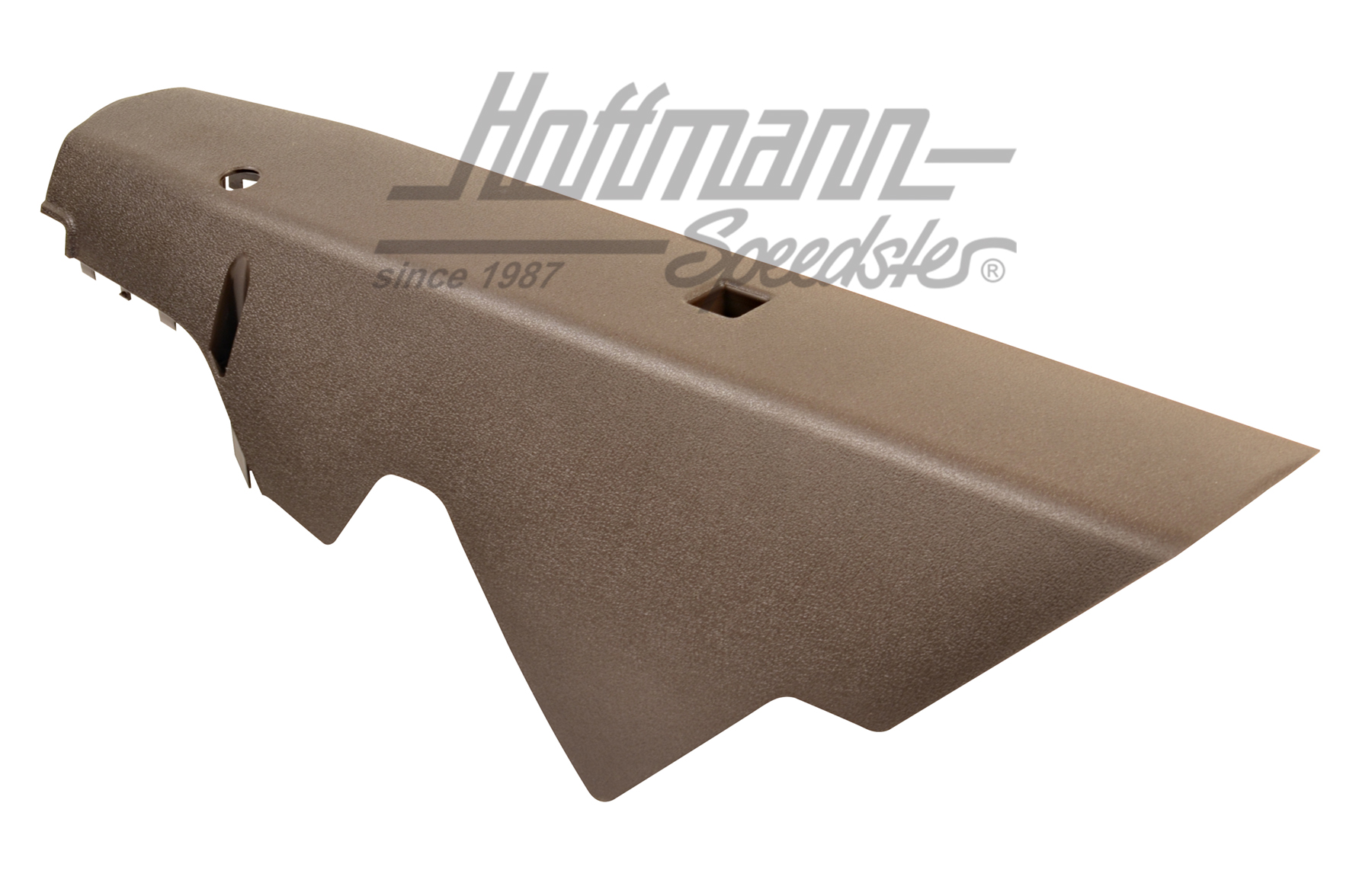 Revêtement, bôite de neiman, en bas, brun                                                           