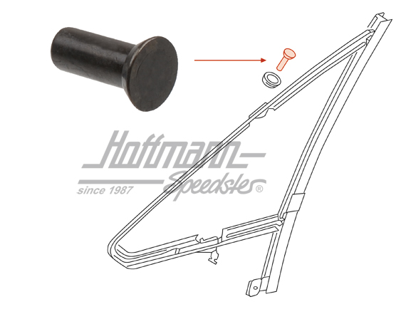 Rivet, déflecteur, Golf 1, 8.79-12.83                                                               