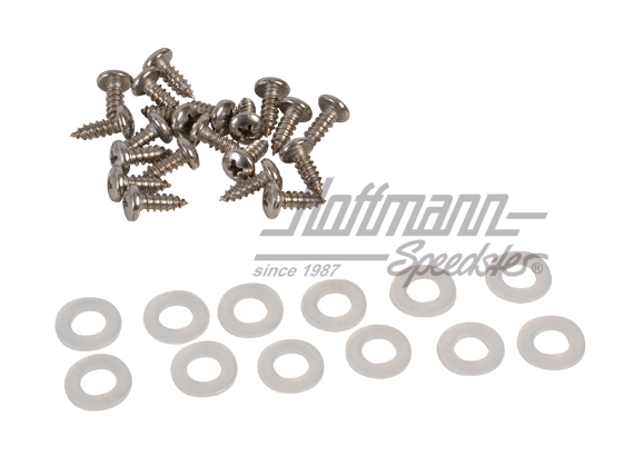 Jeu de vitres Safari, avant, inox                                                                   