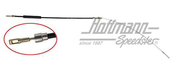 Câble de frein à main, Porsche 911 Turbo, 75-77 | 930 424 553 00 | 522-1517