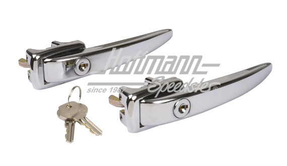 Poignées de porte, -55 / Bus -60, serrures identiques, | 211 898 205 B | 020-2453-08