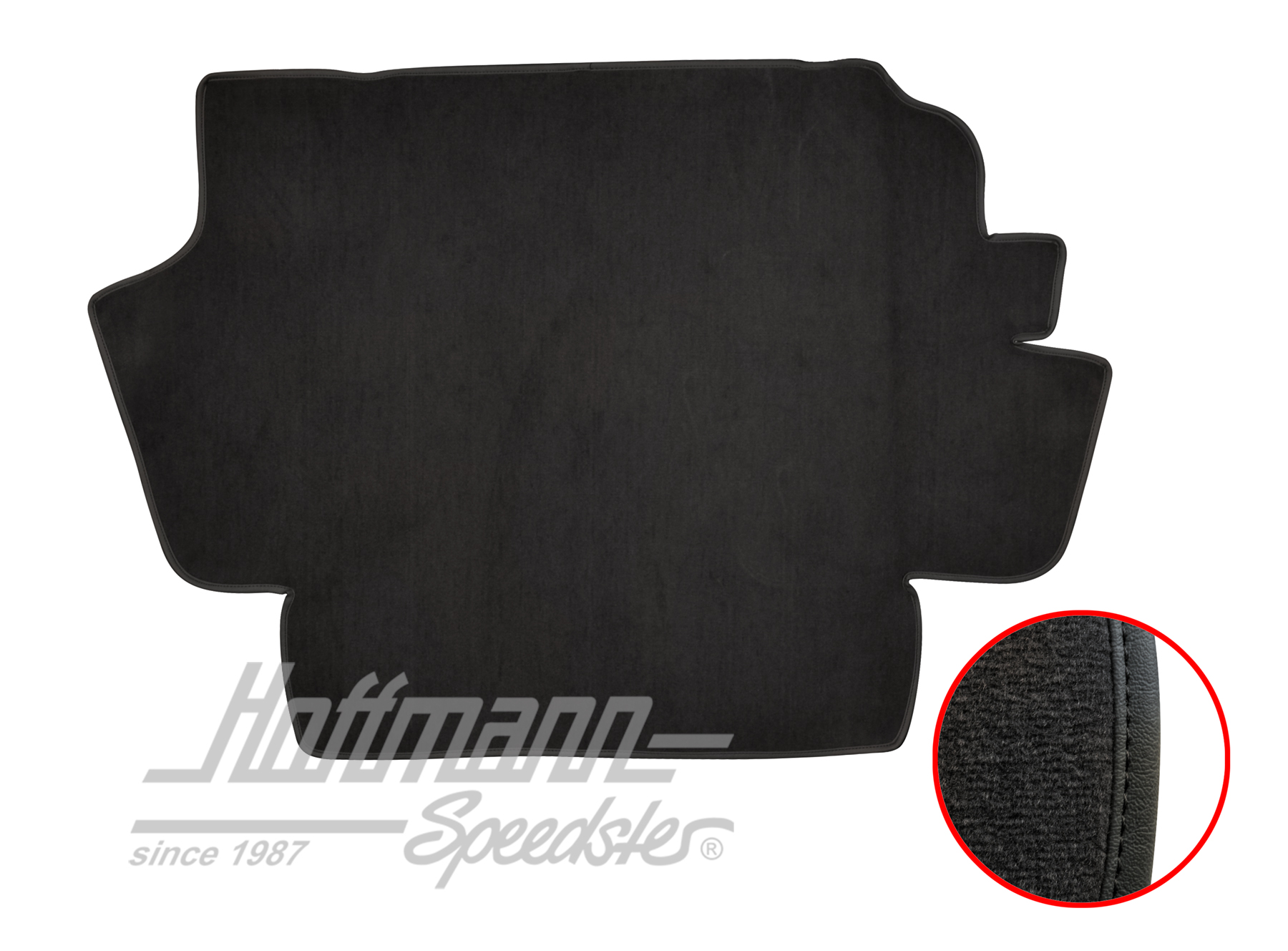 Moquette de coffre, 8.61-, noire |  | 026-6421