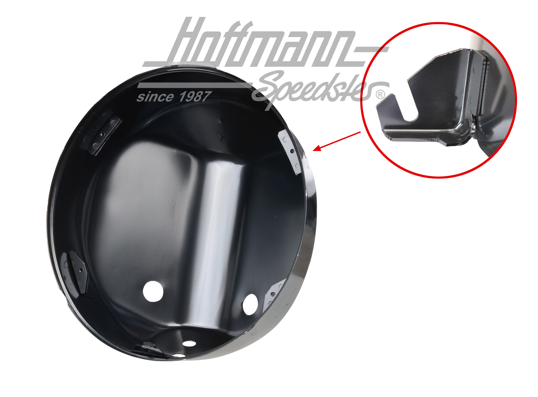 Boîtier de phare, 911, 73-86, droite | 911 503 016 03 | 590-0012