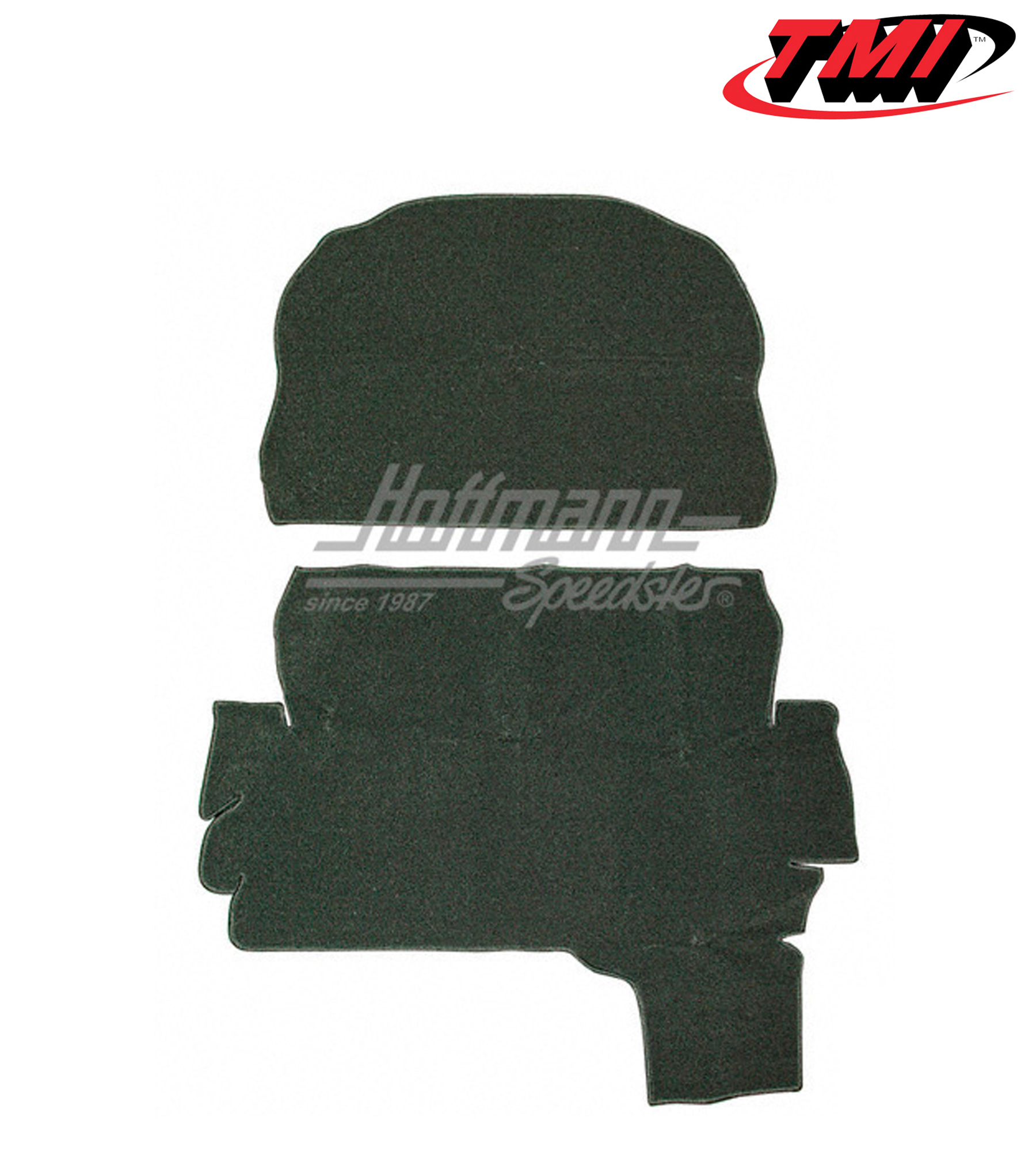 Tapis de coffre avant, velour, noir, 1303 | 34-T1255-801 | 055-7667