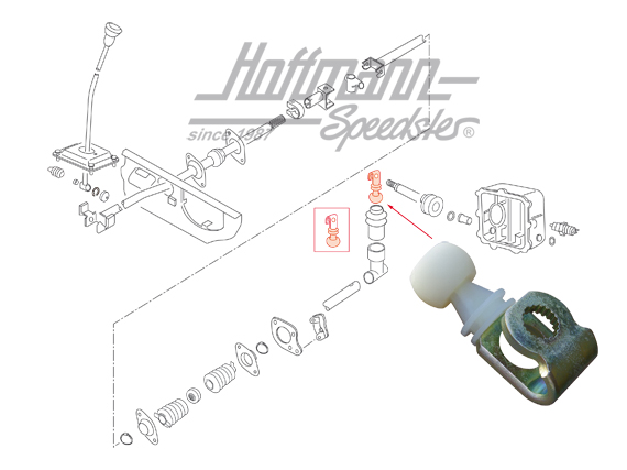 Angle de montage, tige de commande de vitesse,  AR, 8.82-                                           