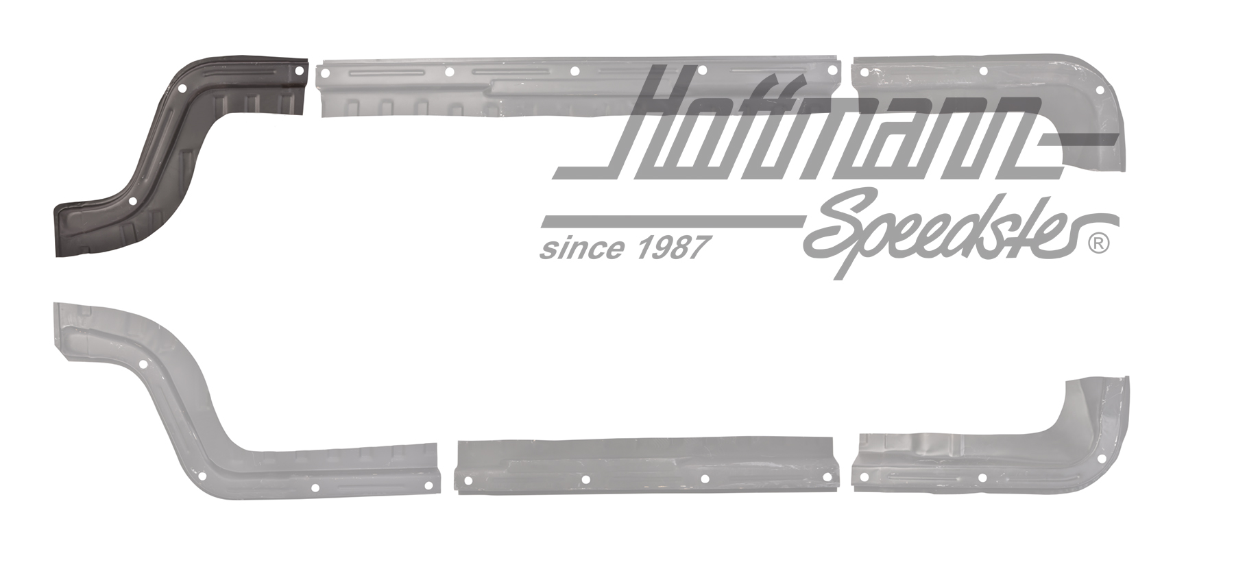 Tôle de réparation, plancher, avant, droite                                                         