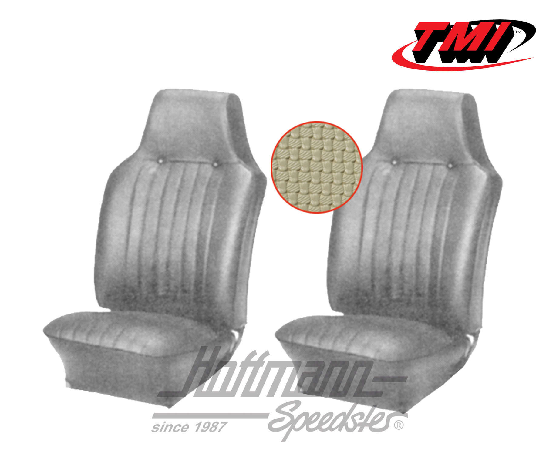 Housses de sièges, Karmann Ghia, 67-68, beiges | 43-1505-04 | 066-0071-30