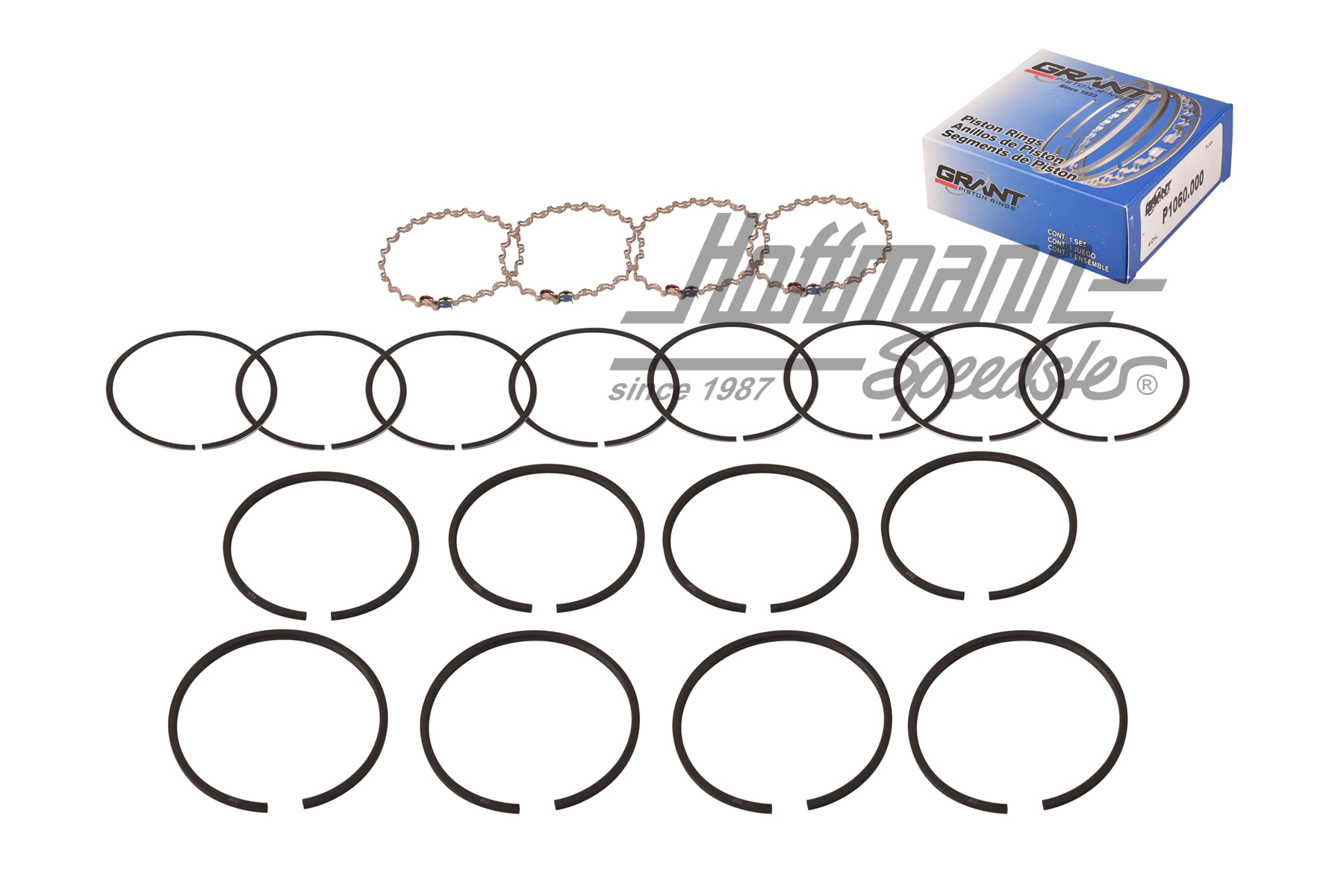 Segments de piston, 80mm, pour 4 pistons | 008 11 80R | 505-0684