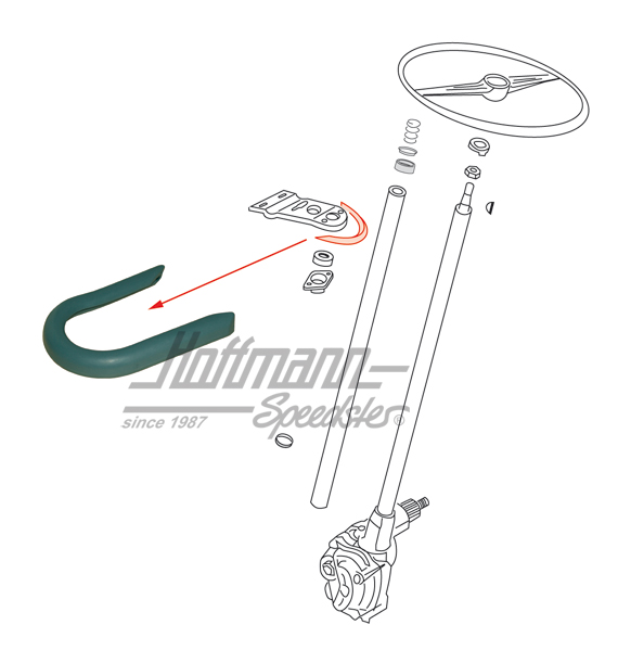 Protection des genoux, support de volant, Bus T1 | 211 415 639 GY | 089-4200