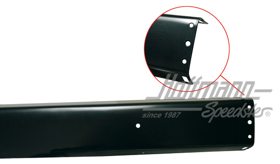 Pare-chocs, arrière, noir, Bus T3, 79- | 251 807 311 | 370-2015