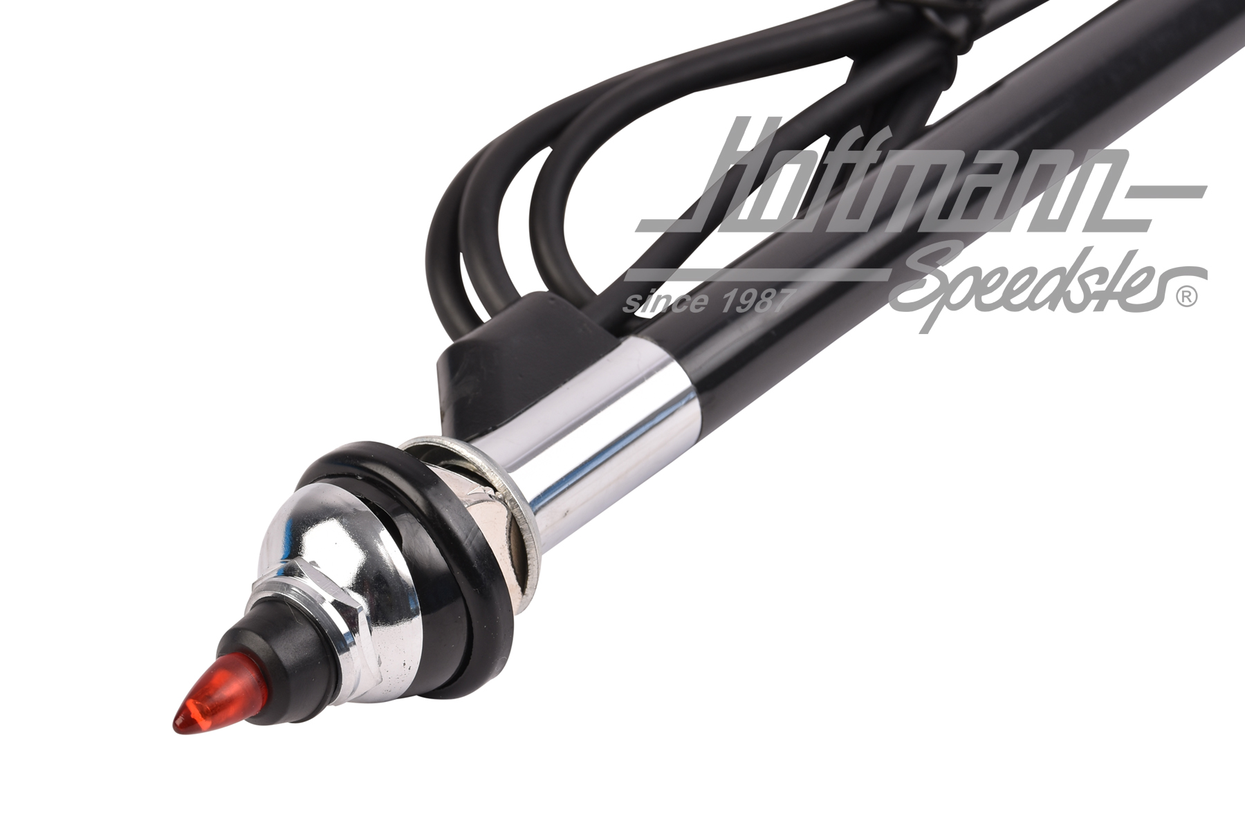 Antenne, style Hirschmann, embout rouge                                                             