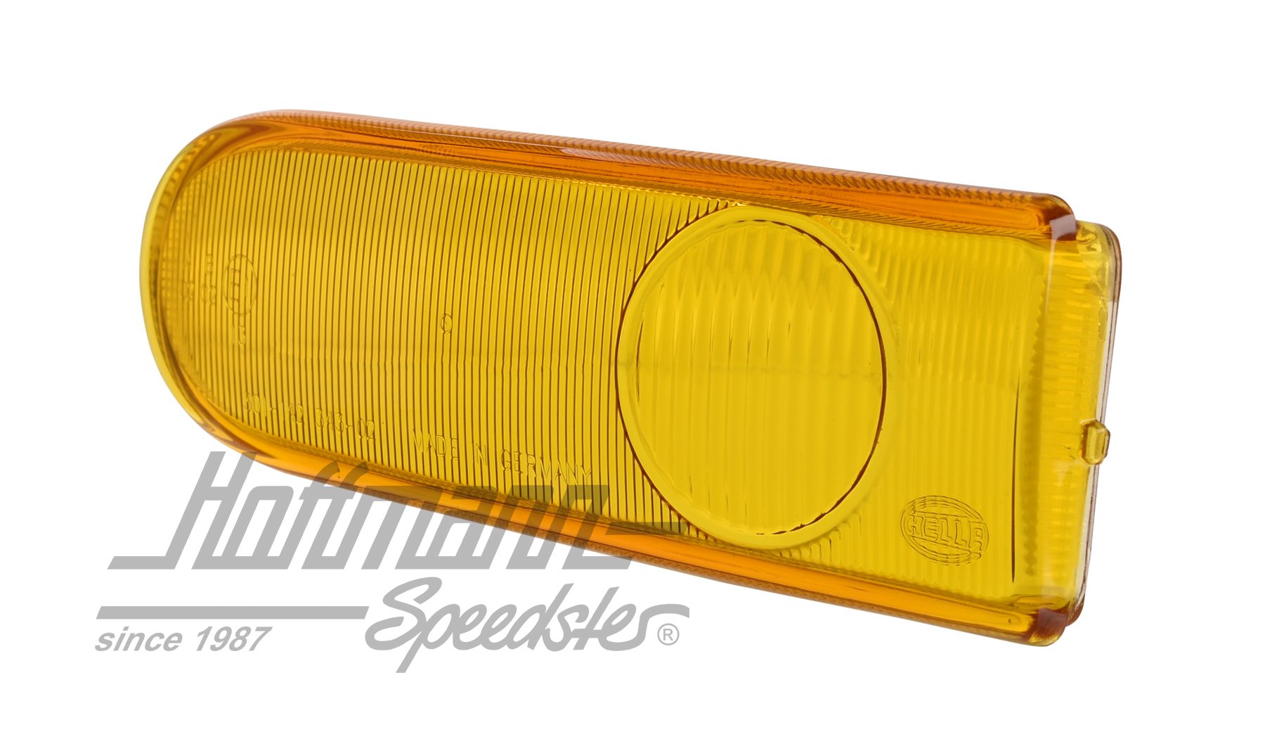 Verre, phare antibrouillard, 993, jaune, gauche                                                     