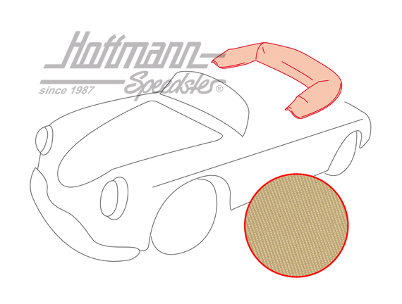 Housse de capote, 58-65, Sonnenland, beige clair                                                    