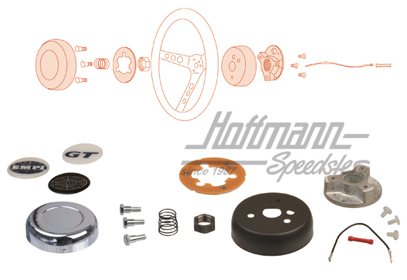 Moyeu du volant (adaptateur), Empi, 8.59-12.73 | --- --- --- | 020-3288-12