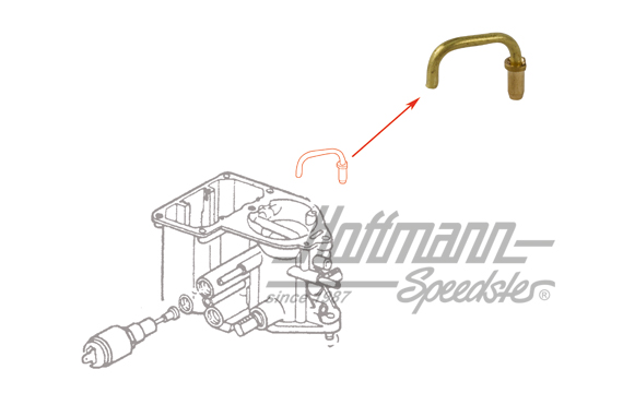 Tube-injecteur, pour 34PICT, 1.5-1.6, 8.70- | 113 129 323 C | 020-1332