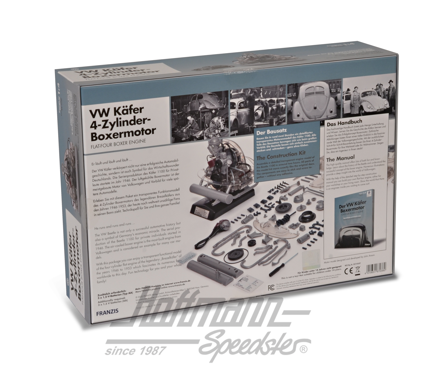 VW COX moteur boxer 4 cylindres, kit de maquettes                                                   