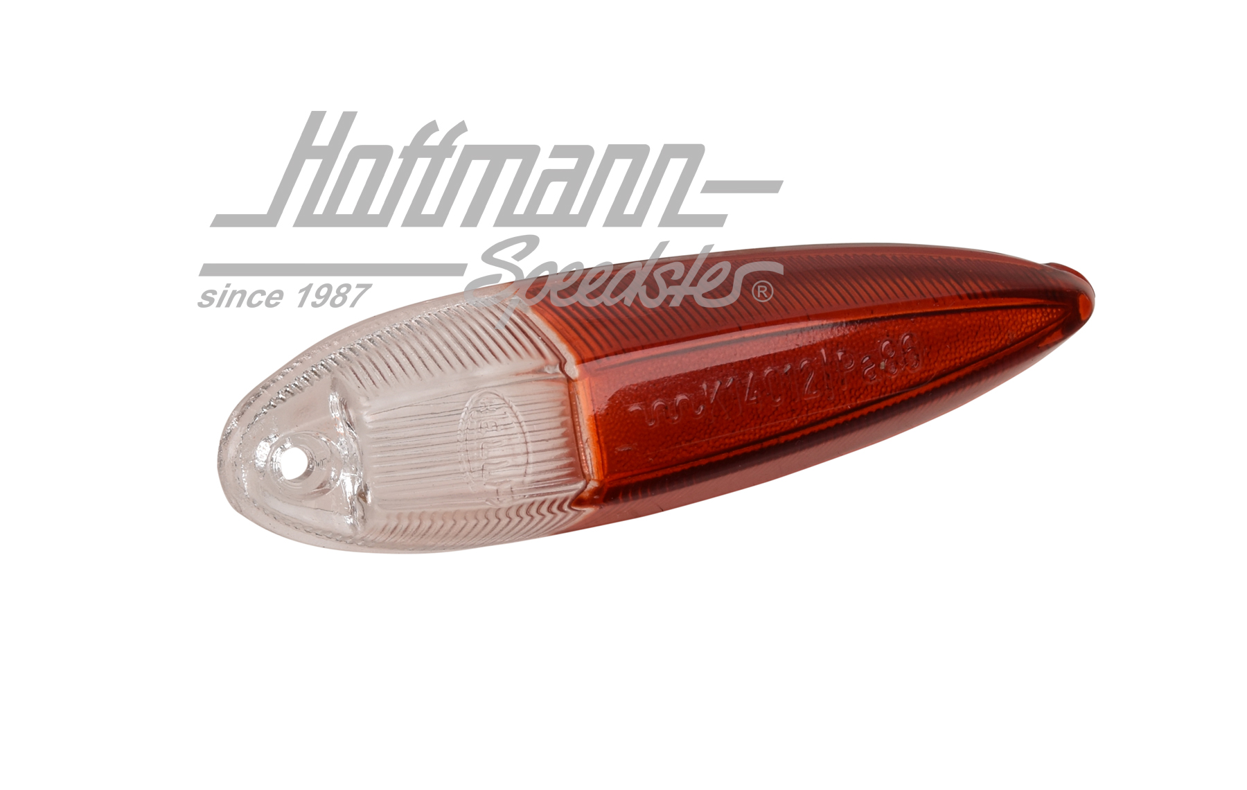 Verre, feu de stationnement, latéral, rouge/blanc, Hella | 311 949 109 | 069-9858-40
