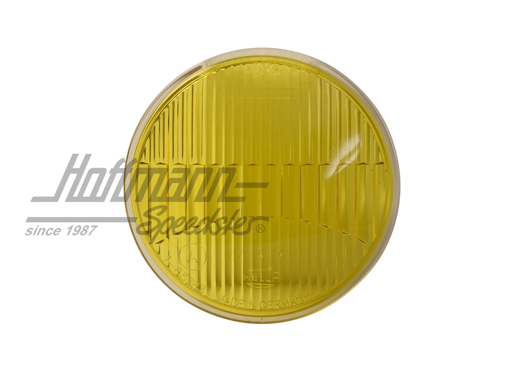 Verre, phare antibrouillard, Type 34, jaune                                                         
