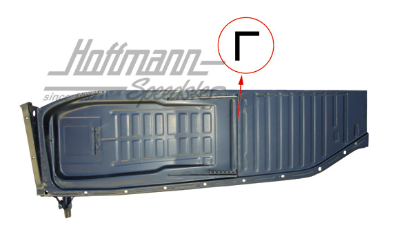 Demi-plancher, complet, -7.70, droite | 112 701 062 K | 050-1322-12
